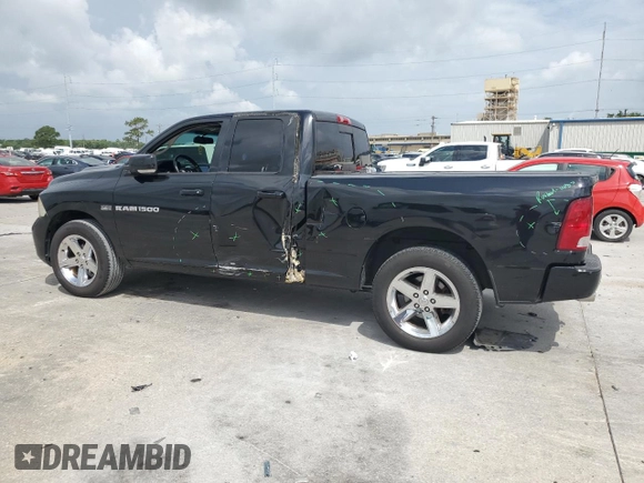 2012 Ram 1500 Sport with VIN 1C6RD6HT8CS306389, listed as a Copart auction lot 60172195 with 427,651 mi miles and Salvage title. Bid and sale history available at DreamBid. Image 2.