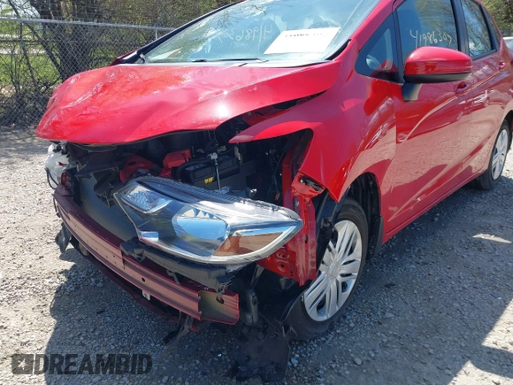 2019 Honda Fit LX with VIN 3HGGK5H45KM744420, listed as a IAAI auction lot 41986307 with 18,285 mi miles. Bid and sale history available at carsss.com. Image 18.