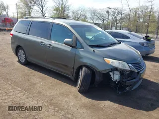 2011 Toyota Sienna XLE AAS with VIN 5TDYK3DC9BS027815, listed as a IAAI auction lot 42084282 with 165,546 mi miles and . Bid and sale history available at DreamBid. Image 1.