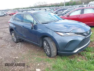 2021 Toyota Venza LE with VIN JTEAAAAH4MJ025278, listed as a IAAI auction lot 41949402 with 64,999 mi miles. Bid and sale history available at carsss.com. Image 1.