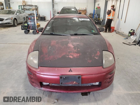2001 Mitsubishi Eclipse with VIN 4A3AC54H51E182191, listed as a Copart auction lot 82140394 with 160,295 mi miles and Salvage Title. Bid and sale history available at DreamBid. Image 5.