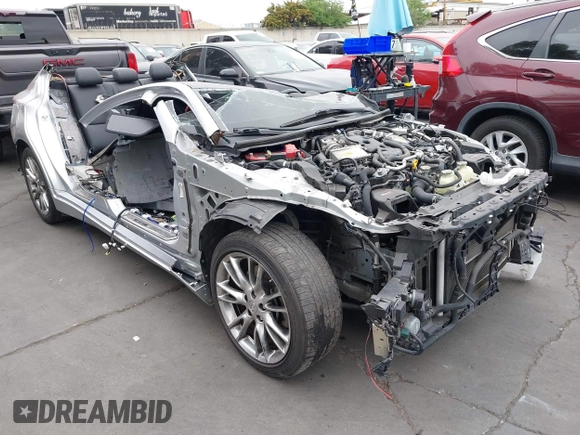 2019 Infiniti Q50 Luxe with VIN JN1EV7AP3KM515181, listed as a IAAI auction lot 41893132 with Not provided miles and . Bid and sale history available at DreamBid. Image 1.