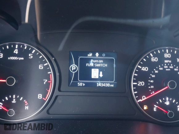 2017 Kia Optima LX with VIN 5XXGT4L30HG152700, listed as a IAAI auction lot 41826259 with 143,438 mi miles. Bid and sale history available at carsss.com. Image 15.