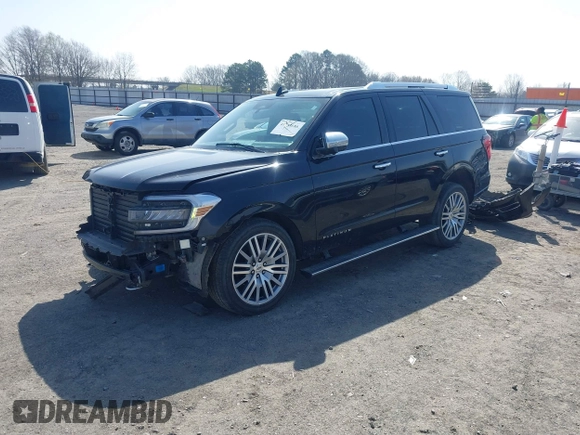 2022 Ford Expedition Platinum with VIN 1FMJU1MT0NEA10620, listed as a IAAI auction lot 41753686 with 58,709 mi miles and . Bid and sale history available at DreamBid. Image 18.