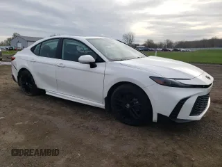 2025 Toyota Camry LE with VIN 4T1DAACKXSU546426, listed as a Copart auction lot 51819185 with 3,313 mi miles and Salvage Title. Bid and sale history available at carsss.com. Image 4.