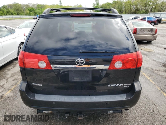 2010 Toyota Sienna XLE with VIN 5TDDK4CC5AS032739, listed as a Copart auction lot 55212585 with 200,316 mi miles and Salvage title. Bid and sale history available at DreamBid. Image 6.