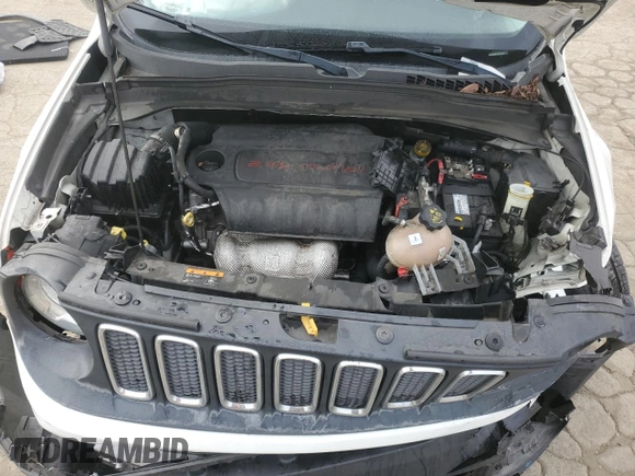2017 Jeep Renegade Sport with VIN ZACCJAAB1HPG16988, listed as a Copart auction lot 46712195 with 109,260 mi miles and Salvage Title. Bid and sale history available at DreamBid. Image 12.