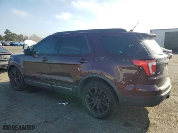 2018 Ford Explorer XLT with VIN 1FM5K7D83JGC94345, listed as a Copart auction lot 42829585 with 58,292 mi miles and Salvage Title. Bid and sale history available at carsss.com. Image 2.
