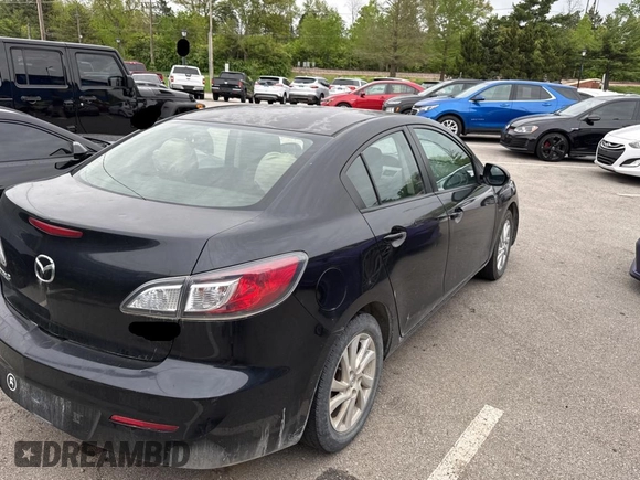 2012 Mazda 3 i Touring with VIN JM1BL1V7XC1646818, listed as a Copart auction lot 55244395 with 205,605 mi miles and Clean Title. Bid and sale history available at carsss.com. Image 4.