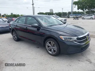 2023 Volkswagen Jetta SE with VIN 3VW7M7BU3PM037141, listed as a IAAI auction lot 42446046 with 21,149 mi miles and . Bid and sale history available at DreamBid. Image 1.