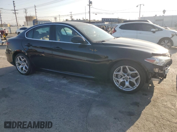 2019 Alfa Romeo Giulia Ti Sport with VIN ZARFAMBN2K7605032, listed as a Copart auction lot 76112464 with 63,046 mi miles and Salvage Title. Bid and sale history available at carsss.com. Image 4.