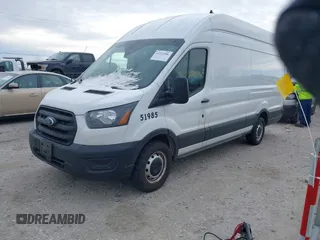 2020 Ford Transit Cargo with VIN 1FTBR3X85LKB51985, listed as a IAAI auction lot 41327206 with 206,896 mi miles and . Bid and sale history available at carsss.com. Image 17.