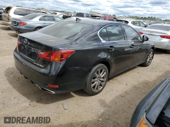 2015 Lexus GS 350 with VIN JTHCE1BL1FA004829, listed as a Copart auction lot 70366704 with 71,251 mi miles and Salvage Title. Bid and sale history available at carsss.com. Image 3.