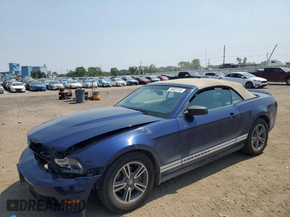 2011 Ford Mustang V6 with VIN 1ZVBP8EM4B5108994, listed as a Copart auction lot 59923745 with 187,390 mi miles and Salvage title. Bid and sale history available at DreamBid. Image 1.