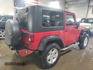 2008 Jeep Wrangler X with VIN 1J4FA24118L501599, listed as a Copart auction lot 52776475 with 74,186 mi miles and Salvage Title. Bid and sale history available at DreamBid. Image 3.