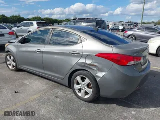 2013 Hyundai Elantra GLS PZEV with VIN 5NPDH4AE1DH360432, listed as a IAAI auction lot 41440366 with 106,047 mi miles. Bid and sale history available at carsss.com. Image 3.