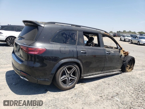 2024 Mercedes-Benz GLS 450 with VIN 4JGFF5KE6RB077354, listed as a Copart auction lot 60340875 with Not provided miles and Non repairable. Bid and sale history available at DreamBid. Image 3.