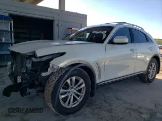 2010 Infiniti FX35 with VIN JN8AS1MUXAM800045, listed as a Copart auction lot 72498284 with 133,757 mi miles and Salvage Title. Bid and sale history available at carsss.com. Image 1.