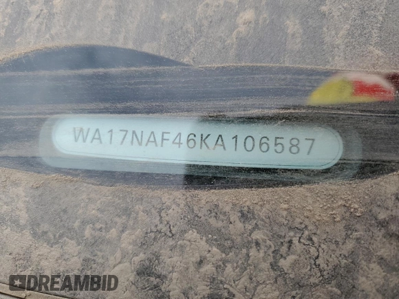 2019 Audi allroad A4 Premium with VIN WA17NAF46KA106587, listed as a Copart auction lot 80711834 with 93,375 mi miles and Salvage Title. Bid and sale history available at DreamBid. Image 12.