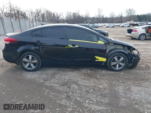 2018 Kia Forte LX with VIN 3KPFL4A7XJE281866, listed as a IAAI auction lot 41506327 with 70,579 mi miles and . Bid and sale history available at DreamBid. Image 13.