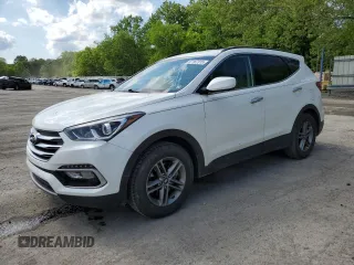 2017 Hyundai Santa Fe 2.4L with VIN 5XYZUDLB7HG388382, listed as a Copart auction lot 57167315 with 128,724 mi miles and Salvage title. Bid and sale history available at DreamBid. Image 1.