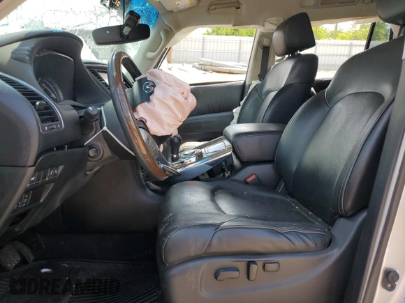 2016 Infiniti QX80 with VIN JN8AZ2ND0G9800714, listed as a Copart auction lot 56522445 with Not provided miles and Clean title. Bid and sale history available at DreamBid. Image 7.