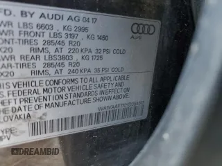 2017 Audi Q7 Prestige z VIN WA1VAAF7XHD054613, wystawiony jako Copart lot #49283225 z przebiegiem 132 181 mil mil oraz Szkoda całkowita • Salvage title. Historia ofert i sprzedaży dostępna na DreamBid. Obrazek 14.