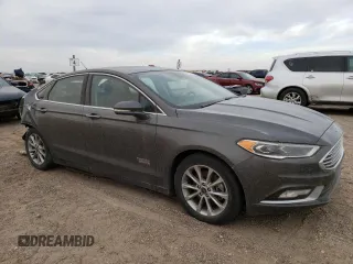 2018 Ford Fusion Energi Titanium with VIN 3FA6P0SU8JR246310, listed as a Copart auction lot 44064763 with 121,483 mi miles. Bid and sale history available at carsss.com. Image 4.