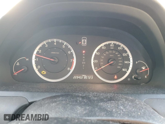 2009 Honda Accord LX-P with VIN 1HGCP264X9A047138, listed as a Copart auction lot 53430355 with 223,453 mi miles and Salvage Title. Bid and sale history available at DreamBid. Image 9.