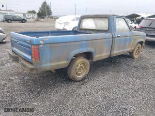 1985 Ford Ranger XLT with VIN 1FTCR10A8FUA34576, listed as a IAAI auction lot 41636807 with 54,785 mi miles. Bid and sale history available at carsss.com. Image 4.
