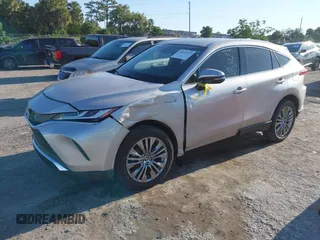 2021 Toyota Venza LE with VIN JTEAAAAH6MJ027243, listed as a IAAI auction lot 42054229 with 18,996 mi miles and . Bid and sale history available at DreamBid. Image 2.