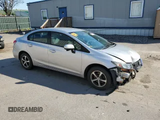 2015 Honda Civic SE z VIN 19XFB2F77FE246287, wystawiony jako Copart lot #56476495 z przebiegiem 218 009 mil mil oraz Szkoda całkowita • Salvage title. Historia ofert i sprzedaży dostępna na DreamBid. Obrazek 4.