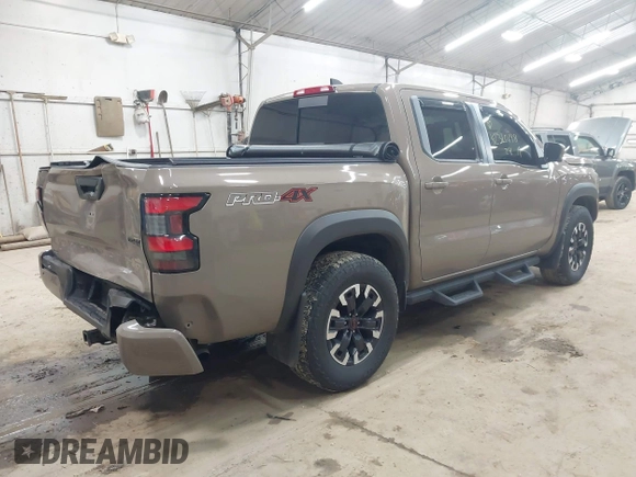 2024 Nissan Frontier SV with VIN 1N6ED1EK8RN613989, listed as a IAAI auction lot 42310148 with 14,202 mi miles and . Bid and sale history available at DreamBid. Image 4.