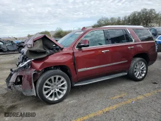 2018 Cadillac Escalade Luxury with VIN 1GYS4BKJ2JR159060, listed as a Copart auction lot 46138345 with 53,874 mi miles and Salvage Title. Bid and sale history available at carsss.com. Image 1.