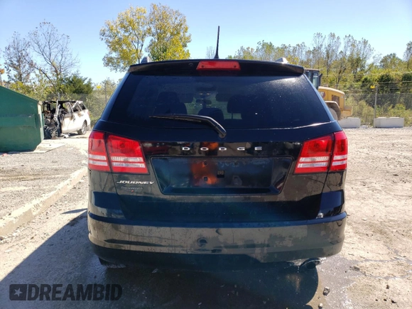 2018 Dodge Journey SE with VIN 3C4PDCAB1JT274784, listed as a Copart auction lot 74253064 with 160,308 mi miles and Non Repairable. Bid and sale history available at carsss.com. Image 6.