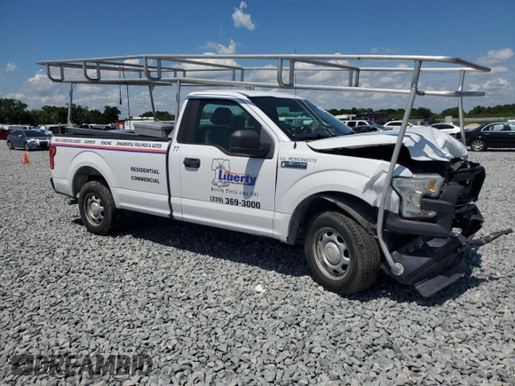 2017 Ford F-150 XL with VIN 1FTMF1C89HKE53850, listed as a Copart auction lot 50959155 with 166,647 mi miles and Salvage Title. Bid and sale history available at carsss.com. Image 4.