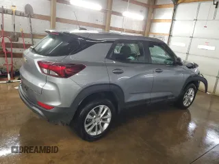2024 Chevrolet TrailBlazer LS with VIN KL79MNSL5RB190683, listed as a Copart auction lot 82600314 with 4,148 mi miles and Salvage Title. Bid and sale history available at DreamBid. Image 3.