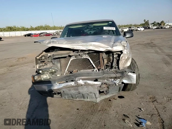 2004 Chevrolet Silverado 1500 LS with VIN 1GCEC14V24Z321550, listed as a Copart auction lot 75447474 with 165,225 mi miles and Salvage Title. Bid and sale history available at carsss.com. Image 10.