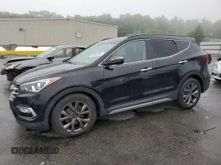 2018 Hyundai Santa Fe Ultimate with VIN 5XYZWDLA9JG516368, listed as a Copart auction lot 60860805 with 122,070 mi miles and Salvage title. Bid and sale history available at DreamBid. Image 1.