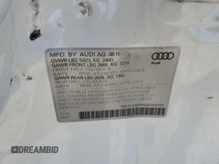 2016 Audi Q5 Premium Plus с VIN WA1L2AFP0GA042930, выставлен на аукционе Copart как лот 53956215 с пробегом 106 619 миль миль и Списание • Salvage title. История ставок и продаж доступна на DreamBid. Изображение 14.
