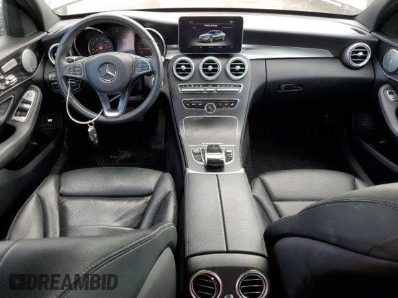 2018 Mercedes-Benz C 300 with VIN 55SWF4KB4JU275029, listed as a Copart auction lot 60671925 with 86,508 mi miles and Salvage title. Bid and sale history available at DreamBid. Image 8.