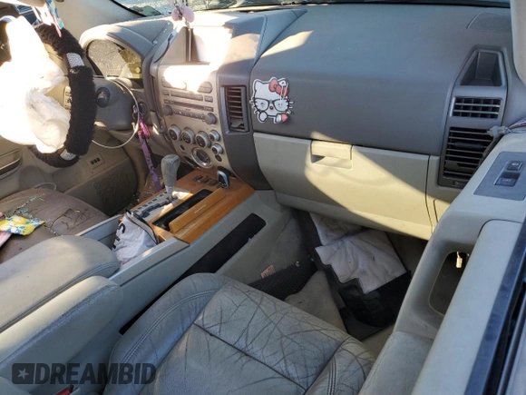 2006 Infiniti QX56 with VIN 5N3AA08C16N805519, listed as a Copart auction lot 86706524 with 152,246 mi miles and Salvage title. Bid and sale history available at DreamBid. Image 8.