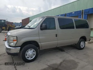 2008 Ford Econoline Passenger XL with VIN 1FBNE31L58DB20306, listed as a Copart auction lot 62041015 with 124,524 mi miles and Clean title. Bid and sale history available at DreamBid. Image 1.