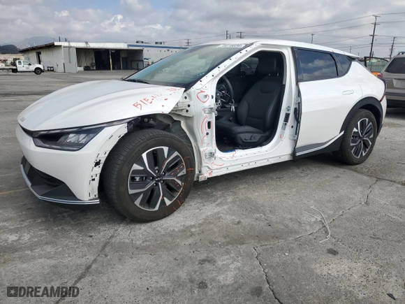 2023 Kia EV6 Light with VIN KNDC34LB4P5612286, listed as a Copart auction lot 78016034 with 13,152 mi miles and Salvage Title. Bid and sale history available at carsss.com. Image 1.