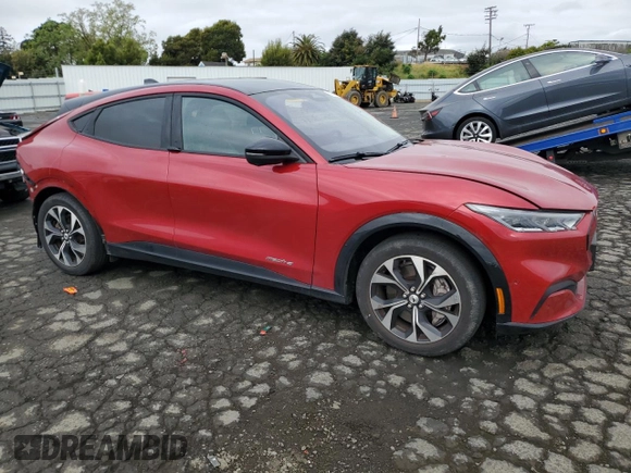 2023 Ford Mustang Mach-E Premium with VIN 3FMTK3RM5PMA48501, listed as a Copart auction lot 52935775 with 41,494 mi miles and Salvage title. Bid and sale history available at DreamBid. Image 4.