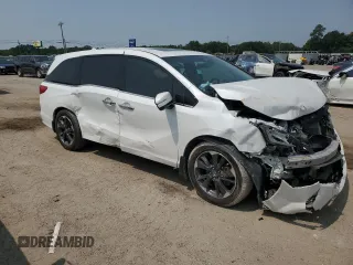 2022 Honda Odyssey Elite with VIN 5FNRL6H9XNB003436, listed as a Copart auction lot 59121205 with 102,579 mi miles and Non repairable. Bid and sale history available at DreamBid. Image 4.