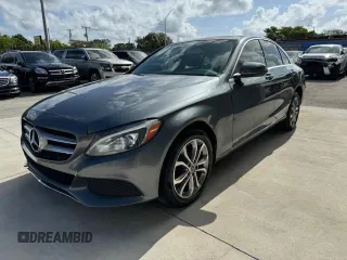 2017 Mercedes-Benz C 300 with VIN 55SWF4KB4HU214841, listed as a Copart auction lot 88178535 with 162,210 mi miles and Salvage Title. Bid and sale history available at DreamBid. Image 1.