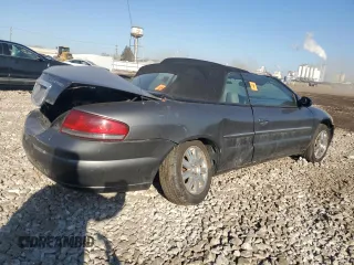 2005 Chrysler Sebring Limited with VIN 1C3EL65R25N662006, listed as a Copart auction lot 48552255 with 125,728 mi miles and Salvage Title. Bid and sale history available at DreamBid. Image 3.