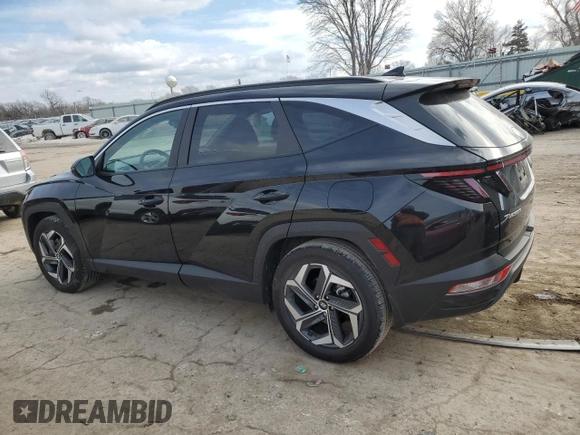 2023 Hyundai Tucson SEL with VIN 5NMJF3AE8PH237022, listed as a Copart auction lot 42129795 with 23,317 mi miles and Salvage Title. Bid and sale history available at carsss.com. Image 2.
