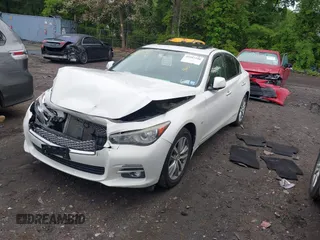 2015 Infiniti Q50 Premium with VIN JN1BV7AR1FM405143, listed as a IAAI auction lot 42267204 with 120,886 mi miles and . Bid and sale history available at DreamBid. Image 17.